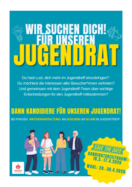 Poster für den Jugendrat