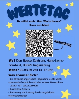Wertetag im Jugendtreff Don Bosco Regensburg am 22.3.2025