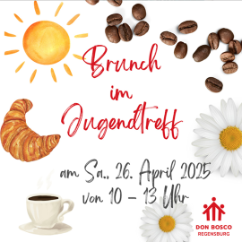Brunch im Don Bosco Jugendtreff Regensburg am Samstag, 26. April 2025