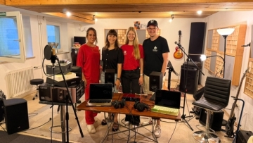 Im Jugendtreff gibt es nun ein mobiles Tonstudio