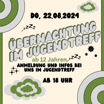 Übernachtung im Jugendtreff Don Bosco Regensburg am 22.08.24