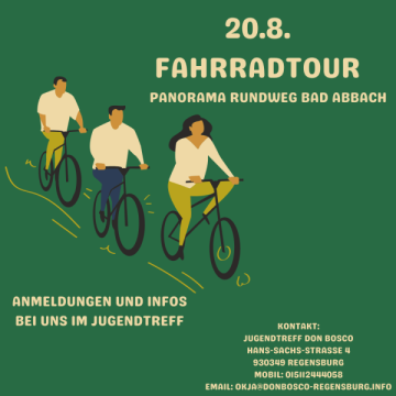 Fahrradtour mit dem Don Bosco Jugendtreff Regensburg