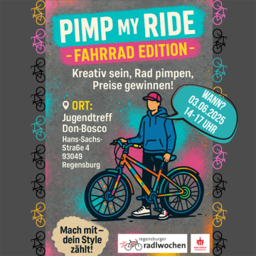 Pimp My Ride - Fahrradedition - am 3. Juni 2025 im Jugendtreff Don Bosco Regensburg