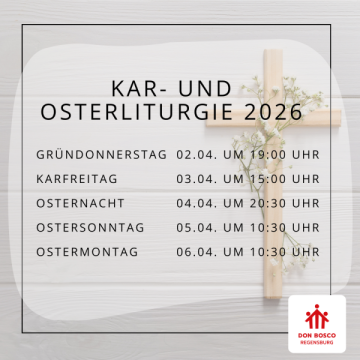 Termine der Kar- und Osterliturgie 2026