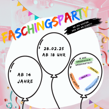 Faschingsparty im Jugendtreff Don Bosco Regensburg am Freitag, 28.02.2025