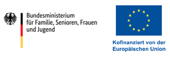 gefördert durch das Bundesministerium für Familie, Senioren, Frauen und Jugend und durch die Europäische Union über den Europäischen Sozialfonds Plus (ESF Plus)