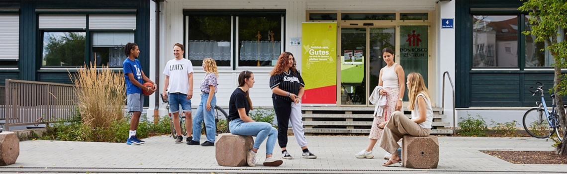 Eingang zum Don Bosco Zentrum Regensburg