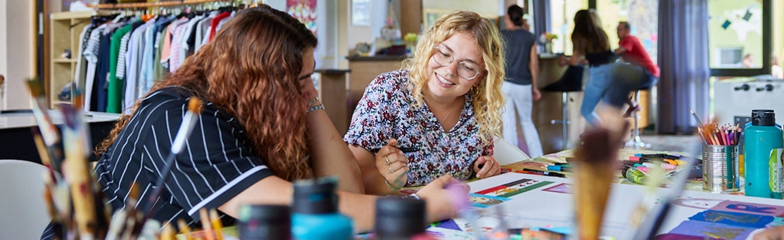 Kreativwerkstatt im Don Bosco Zentrum Regensburg
