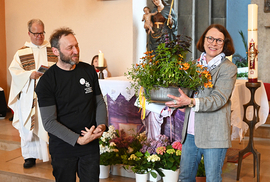 Oberbürgermeisterin Gertrud Maltz-Schwarzfischer gratulierte zum Jubiläum