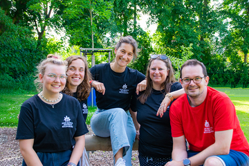 Von links: Leonie Böhnke, Sonja Eder, Teresa Bauer, Veronika Wiesneth, Karl Baier