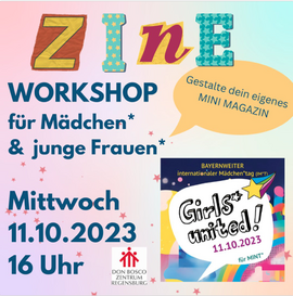 Mach dein eigenes Magazin: Workshop für Mädchen am 11. Oktober 2023