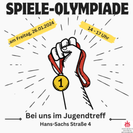 Spiele-Olympiade im Don Bosco Jugendtreff Regensburg am Freitag 26.01.24