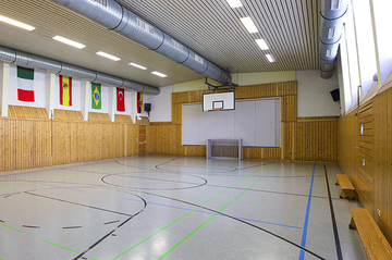 Platz für Sportgruppen und Veranstaltungen bietet der Mehrzweckraum im Don Bosco Zentrum Regensburg